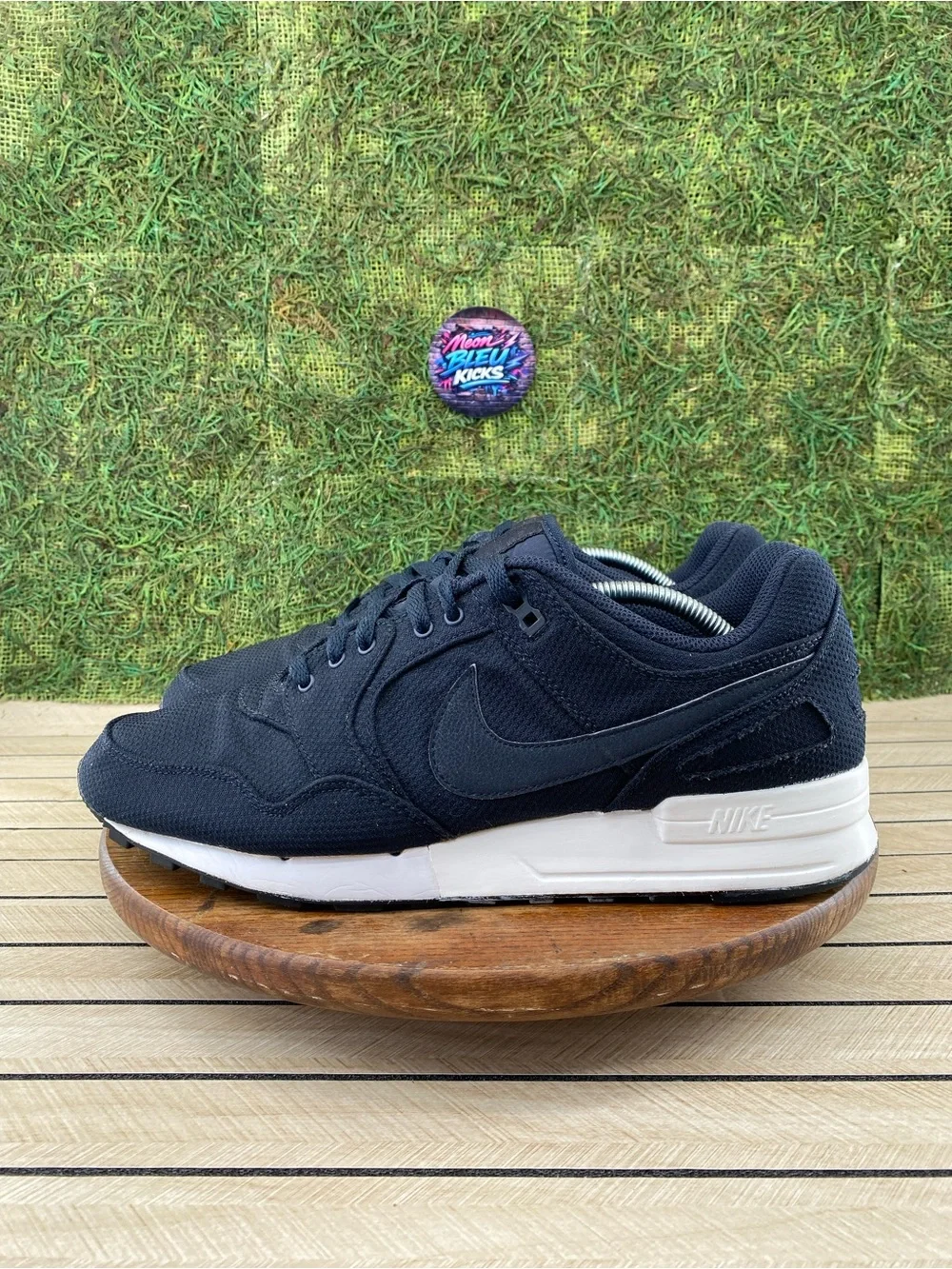 Nike AIR PEGASUS '89 TXT Lifestyle Shoes- Dark Obsidian Athletic Sneakers